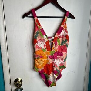 Trina Turk one piece floral bathing suits